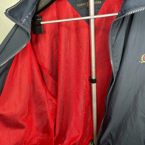 Tommy Hilger windbreaker blue and red size: XL - Picture 6 of 11